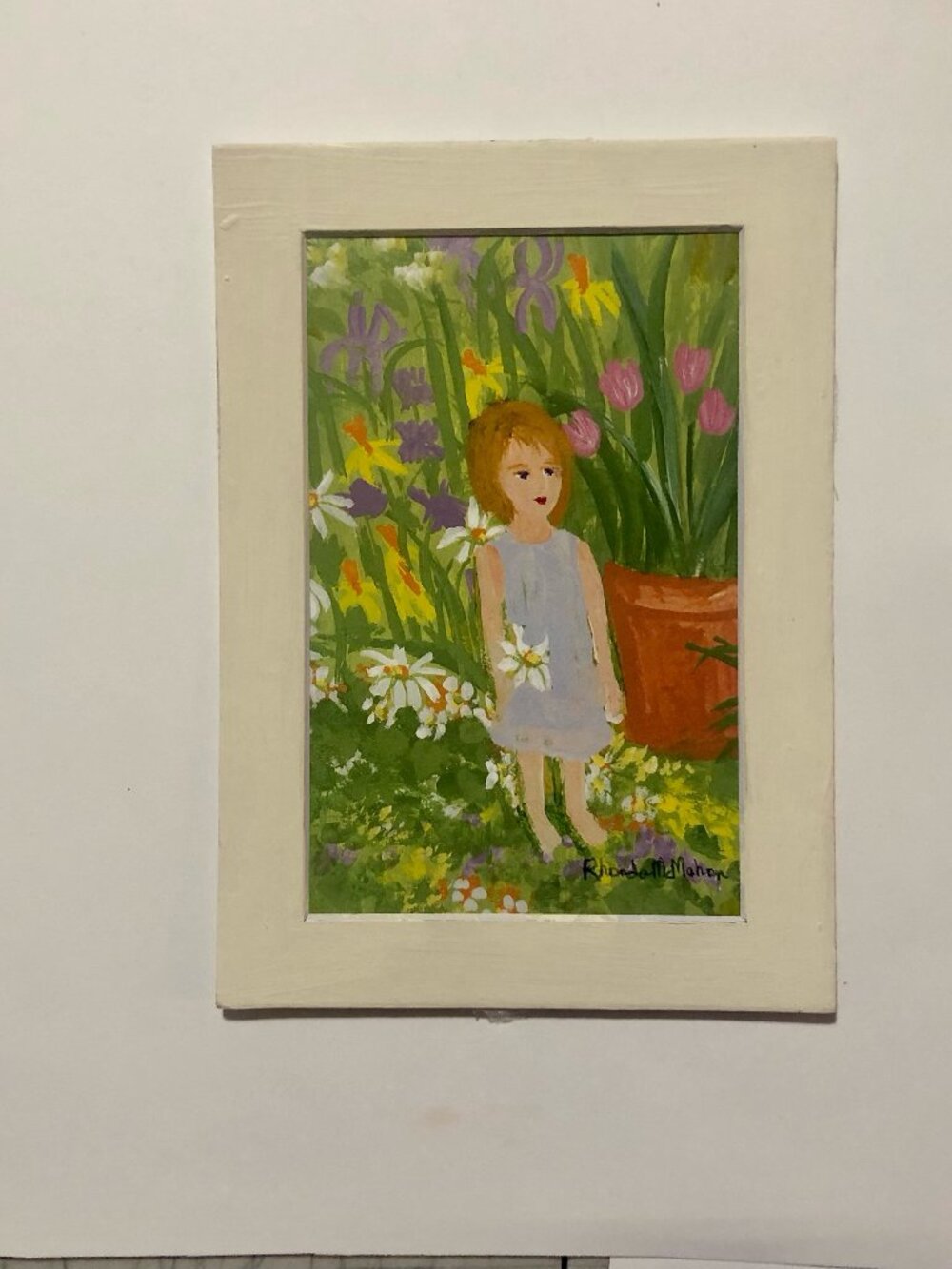 Child in the Garden Painting